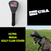 Ultra MAGA Trump Supporter ⛳  Geweldige USA Golfheadcover