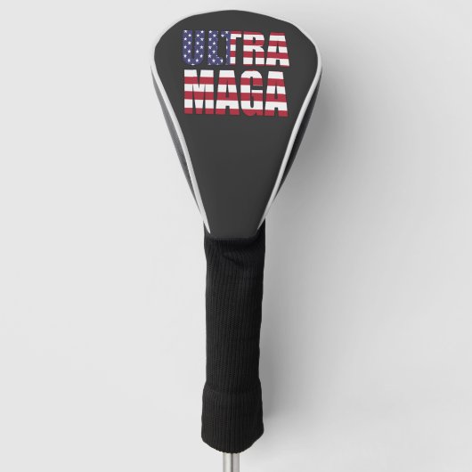 Ultra MAGA Trump Supporter ⛳  Geweldige USA Golfheadcover (Voorkant)
