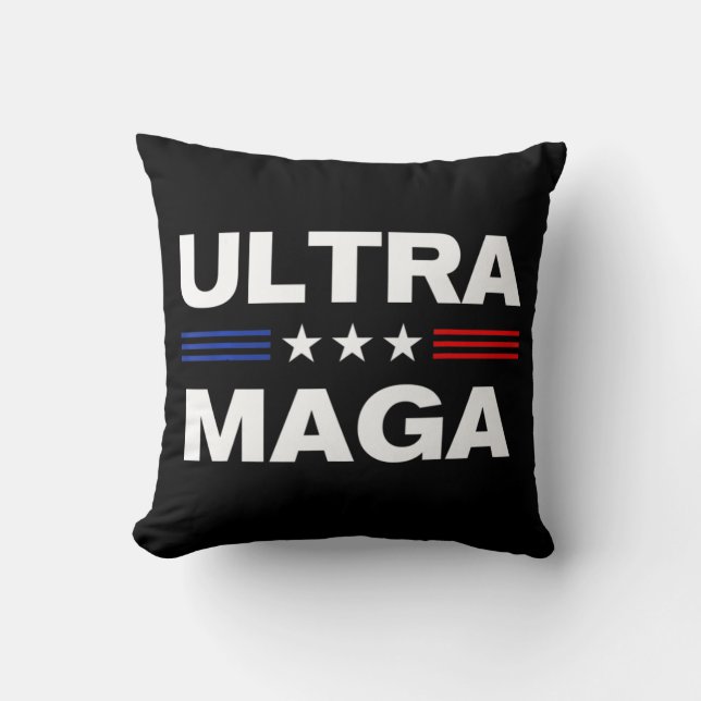 Ultra Maga United State flag 3 Kussen (Voorkant)