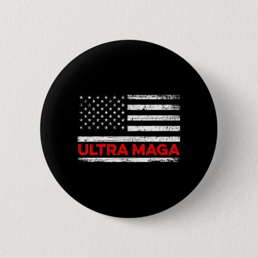Ultra Maga Verenigde Staten Ronde Button 5,7 Cm (Voorkant)
