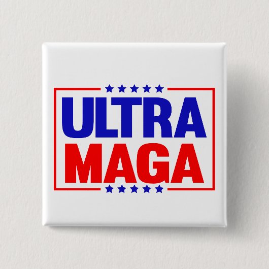 Ultra maga vierkante button 5,1 cm (Voorkant)