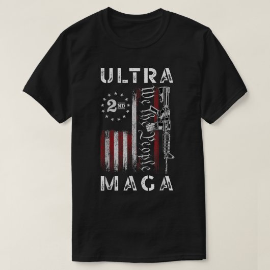Ultra MAGA Wij, de volkeren, amendement 15, tweede T-shirt (Design voorkant)