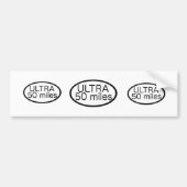Ultra Marathon Bumpersticker (Voorkant)