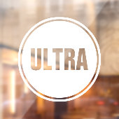 Ultra Marathon,Long Distance Runner, Racing, Raamsticker (Vel 2)