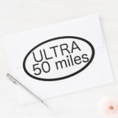 Ultra Marathon Ovale Sticker (Envelop)