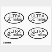 Ultra Marathon Ovale Sticker (Vel)