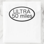 Ultra Marathon Ovale Sticker (Tas)