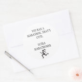 Ultra Marathon Ronde Sticker (Envelop)