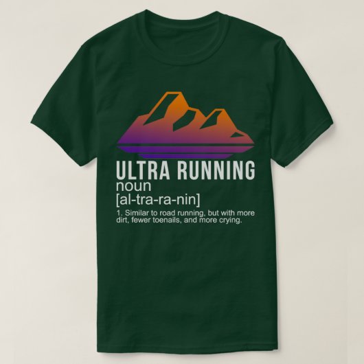Ultra-Marathon Runner Cadeau T-shirt (Design voorkant)