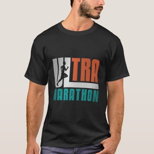 Ultra Marathon Runner Graphic T-shirt (Voorkant)