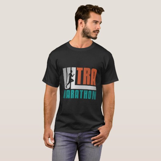Ultra Marathon Runner Graphic T-shirt (Voorkant volledig)
