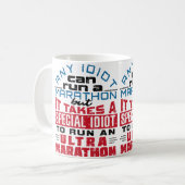 Ultra Marathonloper Ultramarathon Hardlopen Grappi Koffiemok (Voorkant links)
