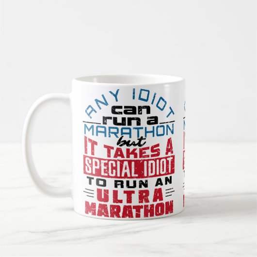 Ultra Marathonloper Ultramarathon Hardlopen Grappi Koffiemok (Links)