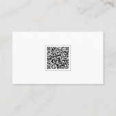 Ultra Minimaal | Moderne QR-code Visitekaartje (Achterkant)