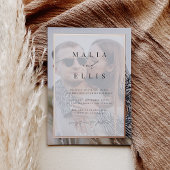 Ultra Minimal | Fotooverlay Wedding Folie Uitnodiging
