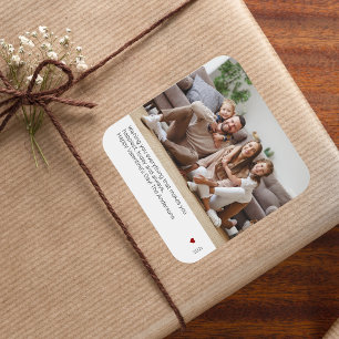 Ultra Minimal Modern Valentijnsdag Photo Sticker