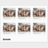 Ultra Minimal Modern Valentijnsdag Photo Sticker (Vel)