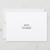 Ultra-minimalistisch modern, prettig kerstfeest feestdagenkaart (Voorkant)