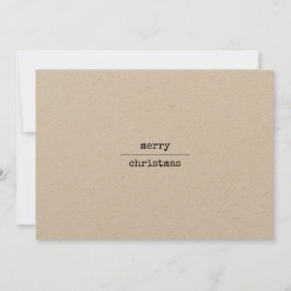 Ultra-minimalistisch modern, prettig kerstfeest feestdagenkaart