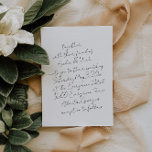 Ultra minimalistische hand geschreven bruiloft uit kaart<br><div class="desc">Dit is een moderne minimalistische bruiloft uitnodiging met een ultra minimalistische, slanke ontwerp. Alle tekst en alle lettertype- en achtergrondkleuren bewerken. // Voor overeenkomende items, bezoek dan het "BRITT" collectie in de Sincerely By Nicole Zazzle winkel. * Als u van dit ontwerp houdt maar het niet beschikbaar voor iets ziet...</div>