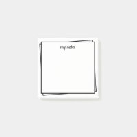 Ultra minimalistische Post-IT notities