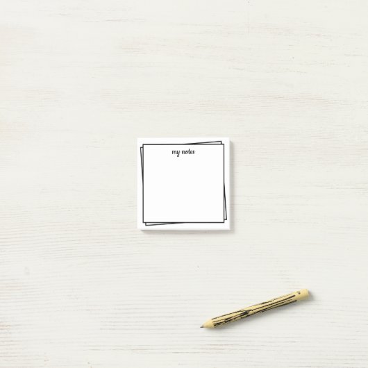 Ultra minimalistische Post-IT notities Post-it® Notes (Op bureau)