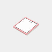 Ultra-minimalistische roze Post-IT notities Post-it® Notes (Schuin)