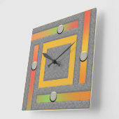 Ultra Modern Contemporary Wall Clock Vierkante Klok (Hoek)