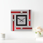 Ultra Modern Contemporary Wall Clock Vierkante Klok (Huis)