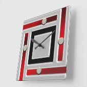 Ultra Modern Contemporary Wall Clock Vierkante Klok (Hoek)