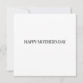 Ultra Modern Creatief Minimalistisch ‘Beste Mama O Feestdagenkaart (Achterkant)