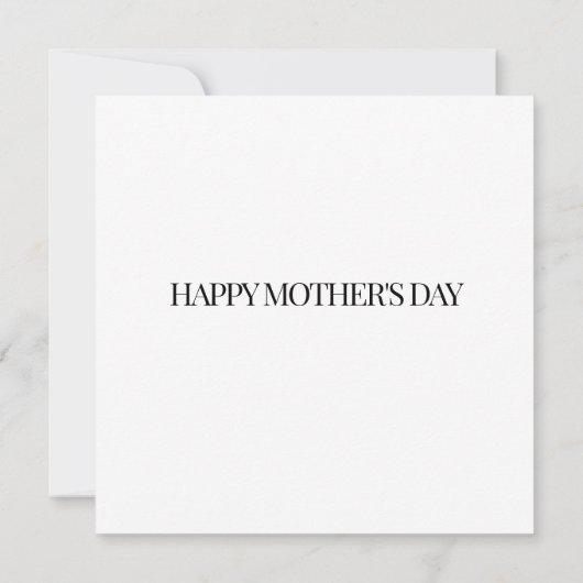 Ultra Modern Creatief Minimalistisch ‘Beste Mama O Feestdagenkaart (Achterkant)