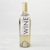 Ultra Modern Genderneutraal huwelijk Flessenhanger (Op fles)