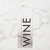 Ultra Modern Genderneutraal huwelijk Flessenhanger (Achterkant)