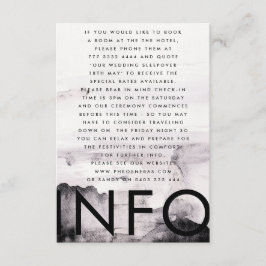 Ultra Modern Genderneutraal huwelijk Informatiekaartje