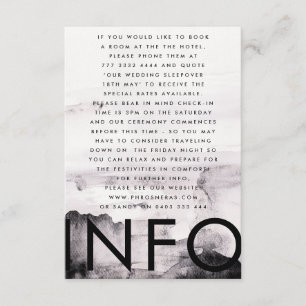 Ultra Modern Genderneutraal huwelijk Informatiekaartje