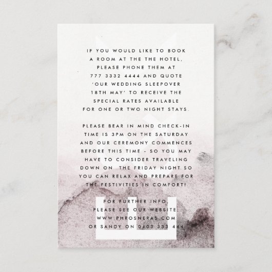 Ultra Modern Genderneutraal huwelijk Informatiekaartje (Voorkant)