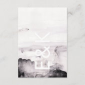 Ultra Modern Genderneutraal huwelijk Informatiekaartje (Achterkant)