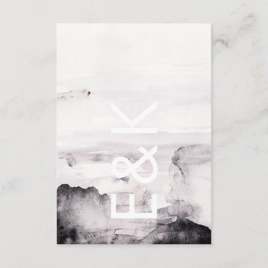 Ultra Modern Genderneutraal huwelijk Informatiekaartje (Achterkant)