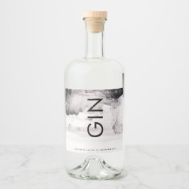 Ultra Modern Genderneutraal huwelijk Likeurfles Etiket