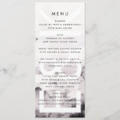 Ultra Modern Genderneutraal huwelijk Menu (Voorkant)