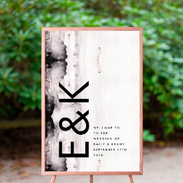 Ultra Modern Genderneutraal huwelijk Poster