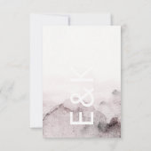 Ultra Modern Genderneutraal huwelijk RSVP Kaartje (Achterkant)