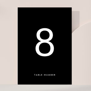 Ultra Modern Minimalistisch EENVOUDIG ZWART WIT br Kaart