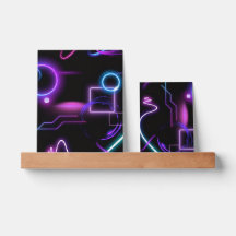 Ultra-modern plank – Dubbele kunstdisplay