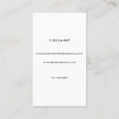 Ultra-Modern Real Estate Vertical Business Card Visitekaartje (Achterkant)