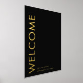 Ultra Modern Simple Weddenschap Gold Folie Afdrukken (Laagn)