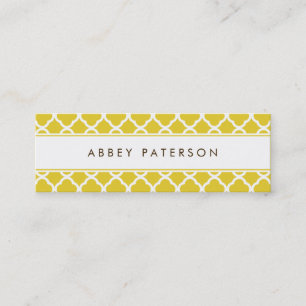 Ultra Modern Skinny Calling Card Contactkaartje