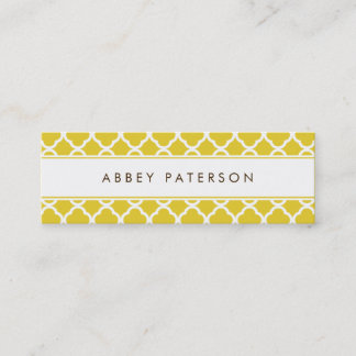 Ultra Modern Skinny Calling Card Contactkaartje