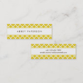 Ultra Modern Skinny Calling Card Contactkaartje (Voorkant / Achterkant)